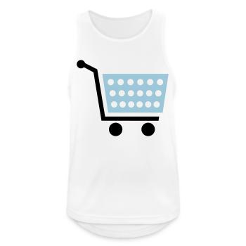 Shopping venture - Men's Breathable Tank Top - white - Front - Nick (188cm)