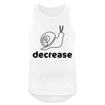 abnehmen - Männer Tank Top atmungsaktiv - Weiß - Vorne - Nick (188cm)