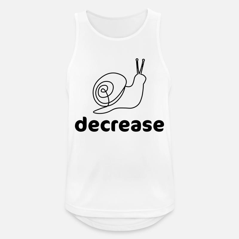 decrease - Débardeur respirant Homme - blanc