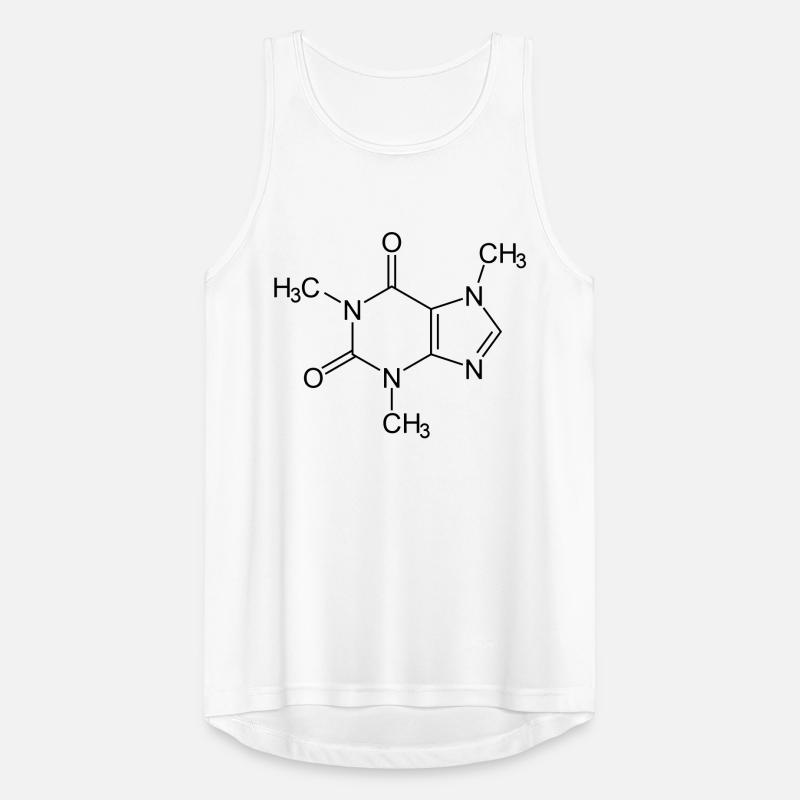 Caffeine Molecule (Coffee or Tea) Men's Breathable Tank Top