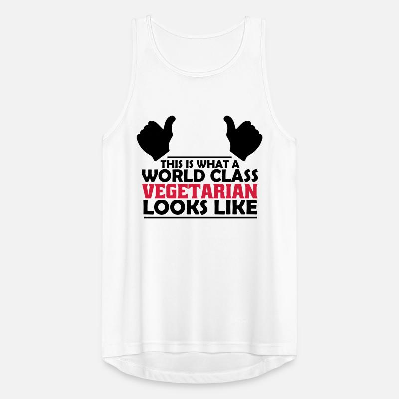 world class vegetarian Men's Breathable Tank Top