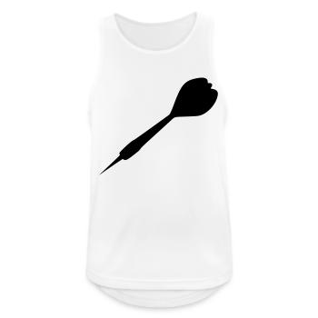 Fléchettes Fléchettes Fléchettes Fléchettes Joueurs de fléchettes Sport - Débardeur respirant Homme - blanc - Devant - Nick (188cm)