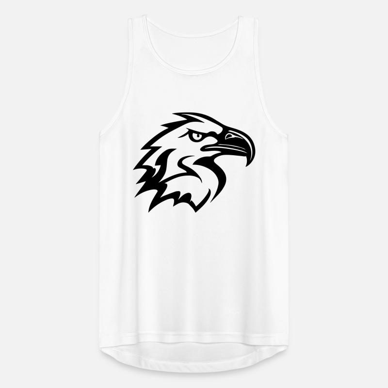 stylized eagle head in profile Men's Breathable Tank Top