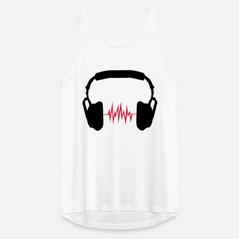 Kopfhörer Männer Tank Top atmungsaktiv