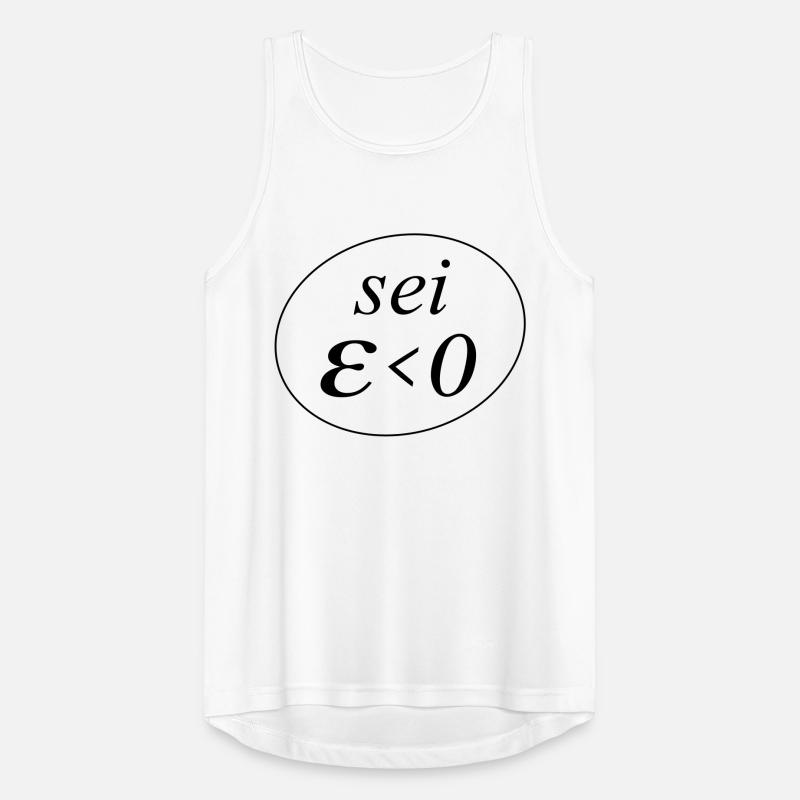 sei Epsilon größer Null Männer Tank Top atmungsaktiv