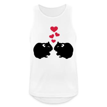 Guinea pig - Men's Breathable Tank Top - white - Front - Nick (188cm)