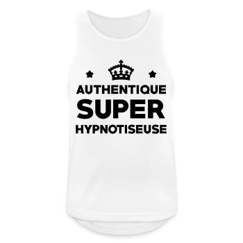 Hypnose / Hypnotiseur / Hypnotiseuse / Médecine - Débardeur respirant Homme - blanc - Devant - Nick (188cm)