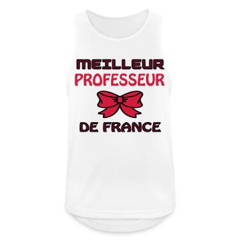 BESTER LEHRER IN FRANKREICH - Männer Tank Top atmungsaktiv - Weiß - Vorne - Nick (188cm)