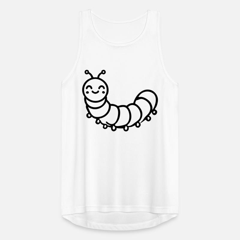 Chenille Papillon Ver Débardeur respirant Homme