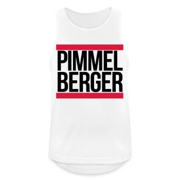 PIMMELBERGER - Männer Tank Top atmungsaktiv - Weiß - Vorne - Nick (188cm)