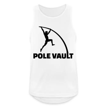 Pole vault - Men's Breathable Tank Top - white - Front - Nick (188cm)
