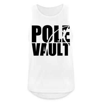 Pole vault - Men's Breathable Tank Top - white - Front - Nick (188cm)