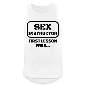 Sex - Sexy - Humor - Wife - Couple - Marriage - Men's Breathable Tank Top - white - Front - Nick (188cm)