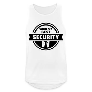 Security - Men's Breathable Tank Top - white - Front - Nick (188cm)