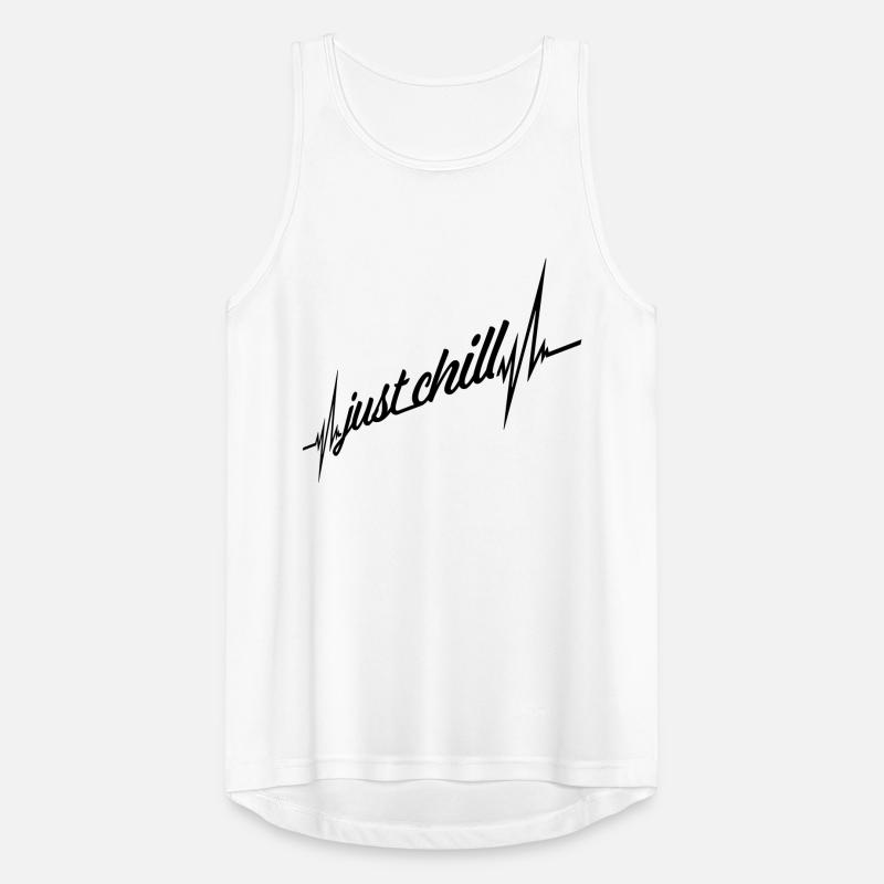 Just Chill Frequency Pulse Men's Breathable Tank Top