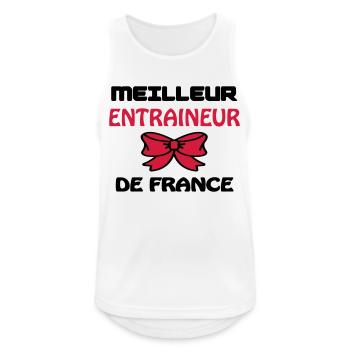BESTER REISEBUS IN FRANKREICH - Männer Tank Top atmungsaktiv - Weiß - Vorne - Nick (188cm)