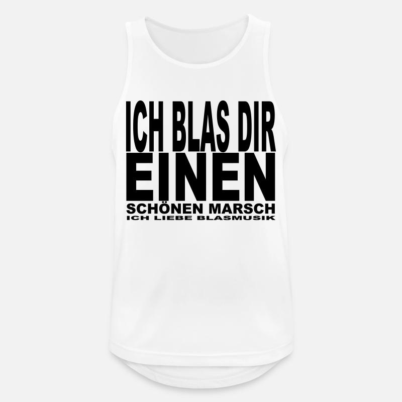 Ich blas dir einen - Männer Tank Top atmungsaktiv - Weiß