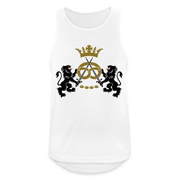 Bäcker Zunftzeichen Zunft Krone Geschenkidee - Männer Tank Top atmungsaktiv - Weiß - Vorne - Nick (188cm)