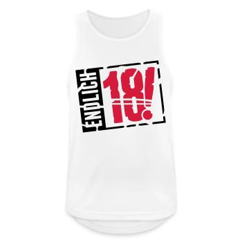 endlich_18_g2 - Men's Breathable Tank Top - white - Front - Nick (188cm)