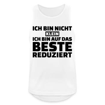 Klein - Männer Tank Top atmungsaktiv - Weiß - Vorne - Nick (188cm)