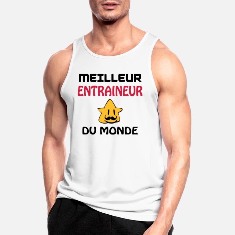 BESTER TRAINER DER WELT Männer Tank Top atmungsaktiv