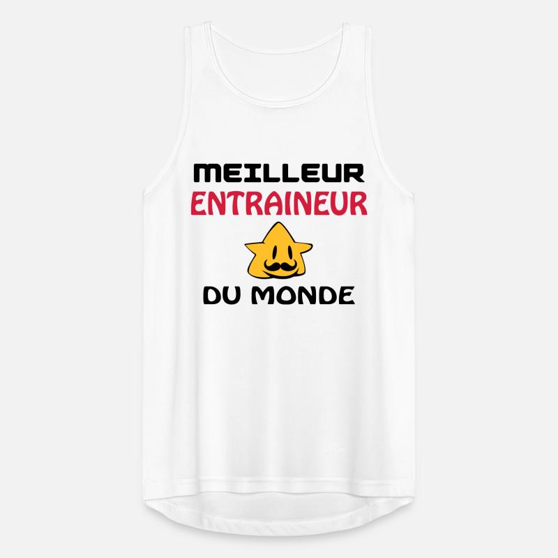 BESTER TRAINER DER WELT Männer Tank Top atmungsaktiv