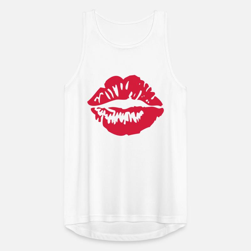 Lips Männer Tank Top atmungsaktiv