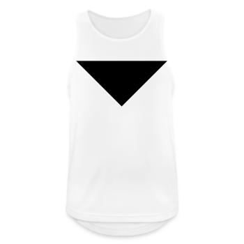 arrow sans down - Men's Breathable Tank Top - white - Front - Nick (188cm)