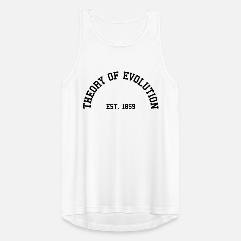 Théorie de l'Evolution - Est. 1859 (demi-cercle) Débardeur respirant Homme