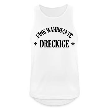 Lausiger Dreckige schmutzig schmuddelig Miststück - Männer Tank Top atmungsaktiv - Weiß - Vorne - Nick (188cm)