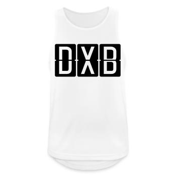 Dubai - Männer Tank Top atmungsaktiv - Weiß - Vorne - Nick (188cm)