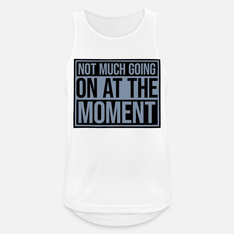 Not much going on - Men's Breathable Tank Top - white