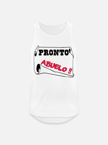 PRONTO ABUELO - Débardeur respirant Homme - blanc