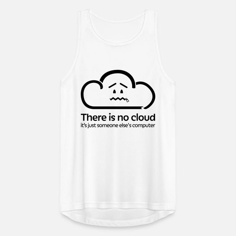 There Is No Cloud - Hollow Men's Breathable Tank Top