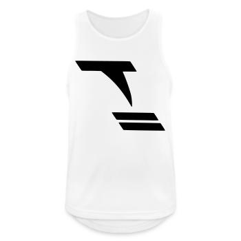 Tornado - Männer Tank Top atmungsaktiv - Weiß - Vorne - Nick (188cm)