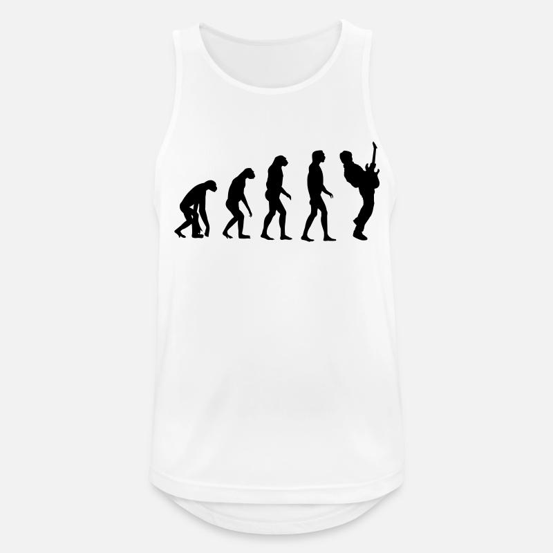 Guitar Player Evolution - Men's Breathable Tank Top - white