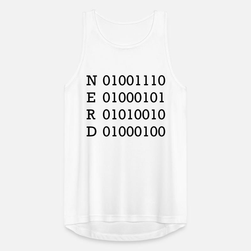binary nerd Männer Tank Top atmungsaktiv