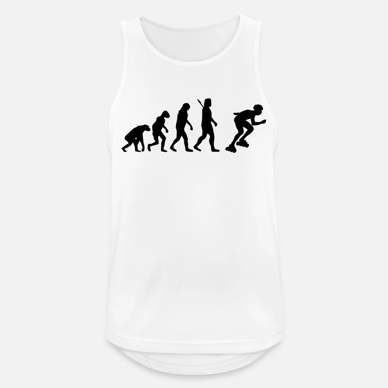 Inline skating - Inline skates - Männer Tank Top atmungsaktiv - Weiß