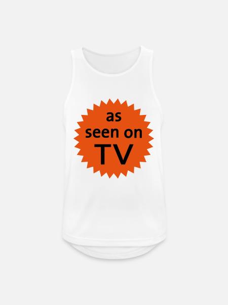 As Seen On TV - Men's Breathable Tank Top - white