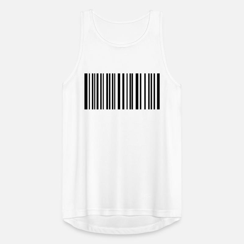 Bar code Men's Breathable Tank Top