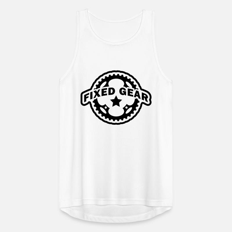 Fixed Gear Fixie Chainring Männer Tank Top atmungsaktiv