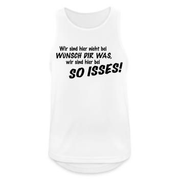 We are not here at wish you something! Ok! Fact - Men's Breathable Tank Top - white - Front - Nick (188cm)