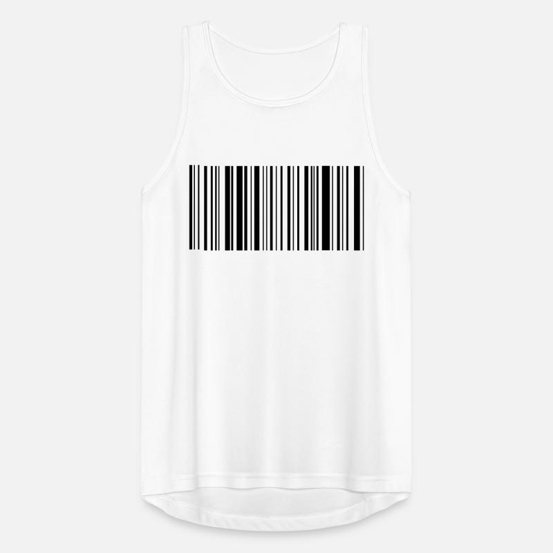 Bar code Men's Breathable Tank Top