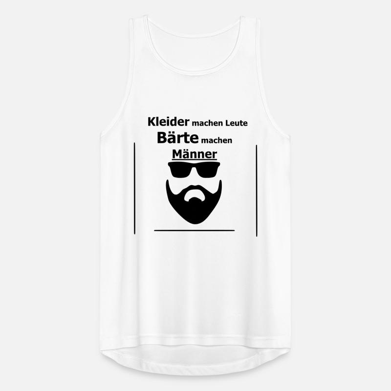 Männer Bart Bärte Männer Tank Top atmungsaktiv