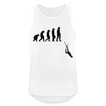 Evolution Apnée Plongée - Débardeur respirant Homme - blanc - Devant - Nick (188cm)