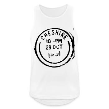 Post Geschenk Geschenkidee - Männer Tank Top atmungsaktiv - Weiß - Vorne - Nick (188cm)