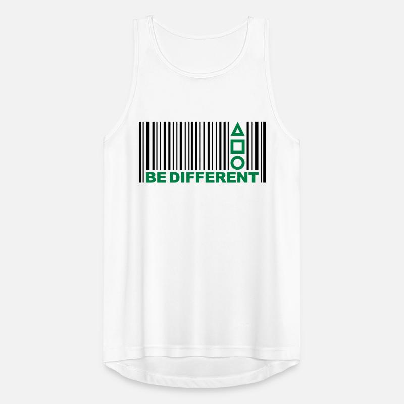 Be Different - Barcode - Symbols - Bar code Men's Breathable Tank Top