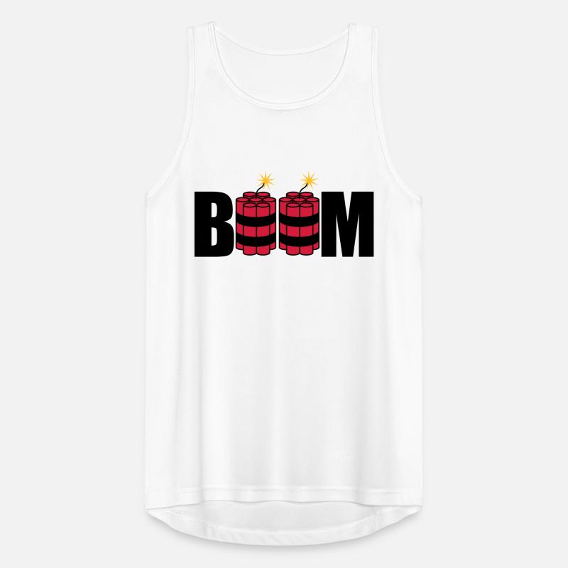 boom lit tnt dynamite explode explosion Men's Breathable Tank Top