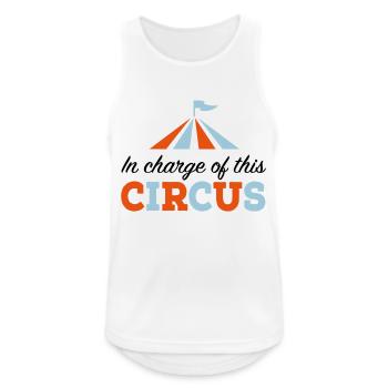 Chef - Männer Tank Top atmungsaktiv - Weiß - Vorne - Nick (188cm)