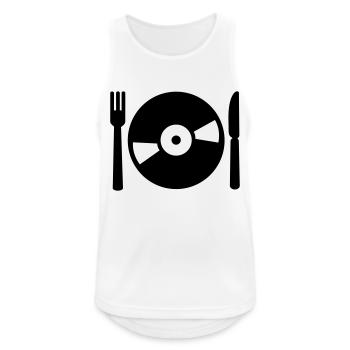 Vinyl - Men's Breathable Tank Top - white - Front - Nick (188cm)
